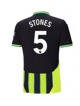 Manchester City John Stones #5 Replika Borta Kläder 2024-25 Kortärmad